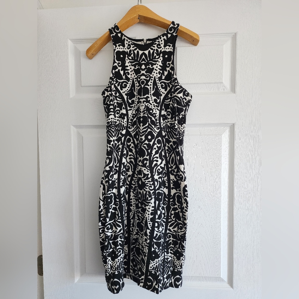 H&M Black and White dress